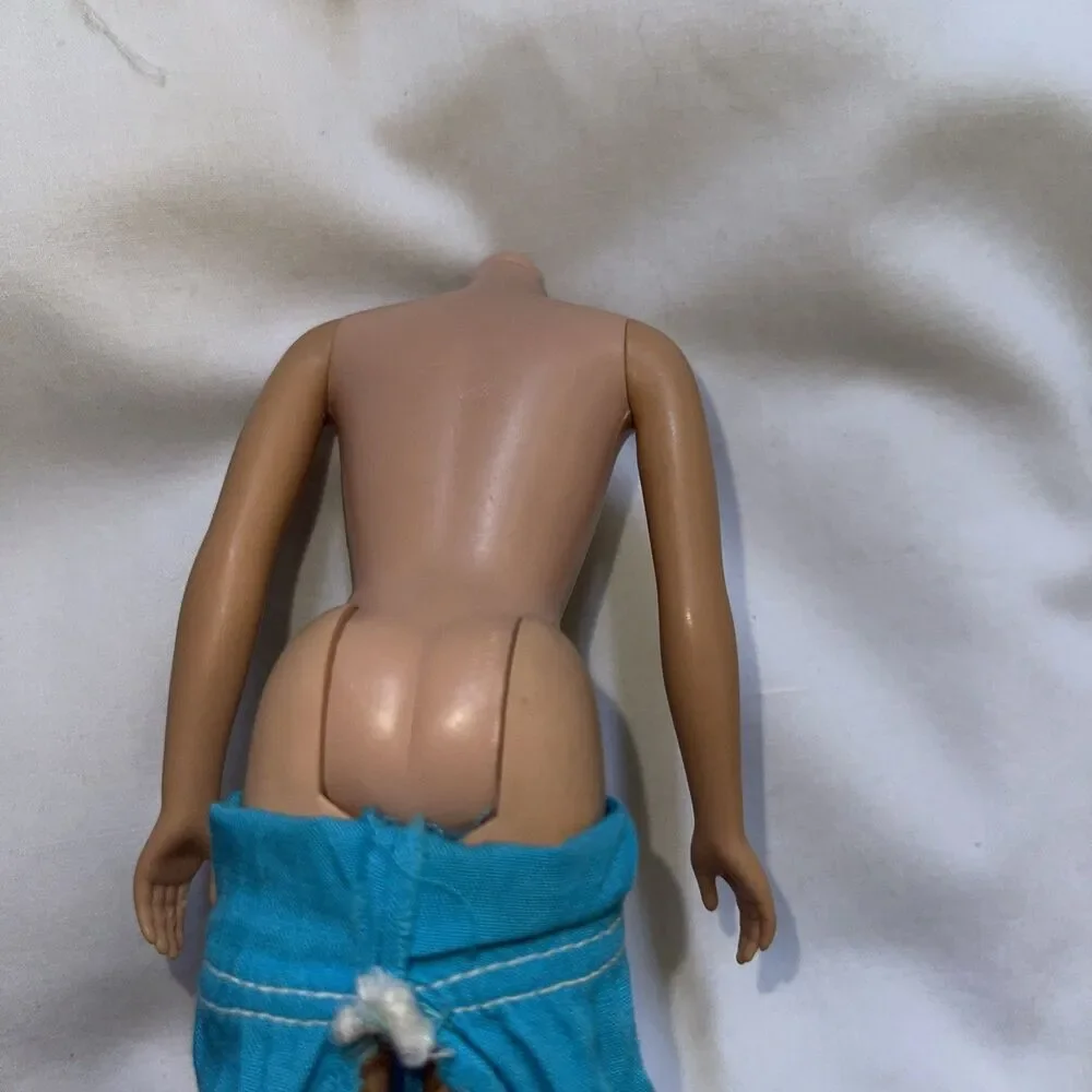 VTG Barbie Platinum Blonde Skipper BEND LEG #1030 1963 Mattel In Rik Rak Rah